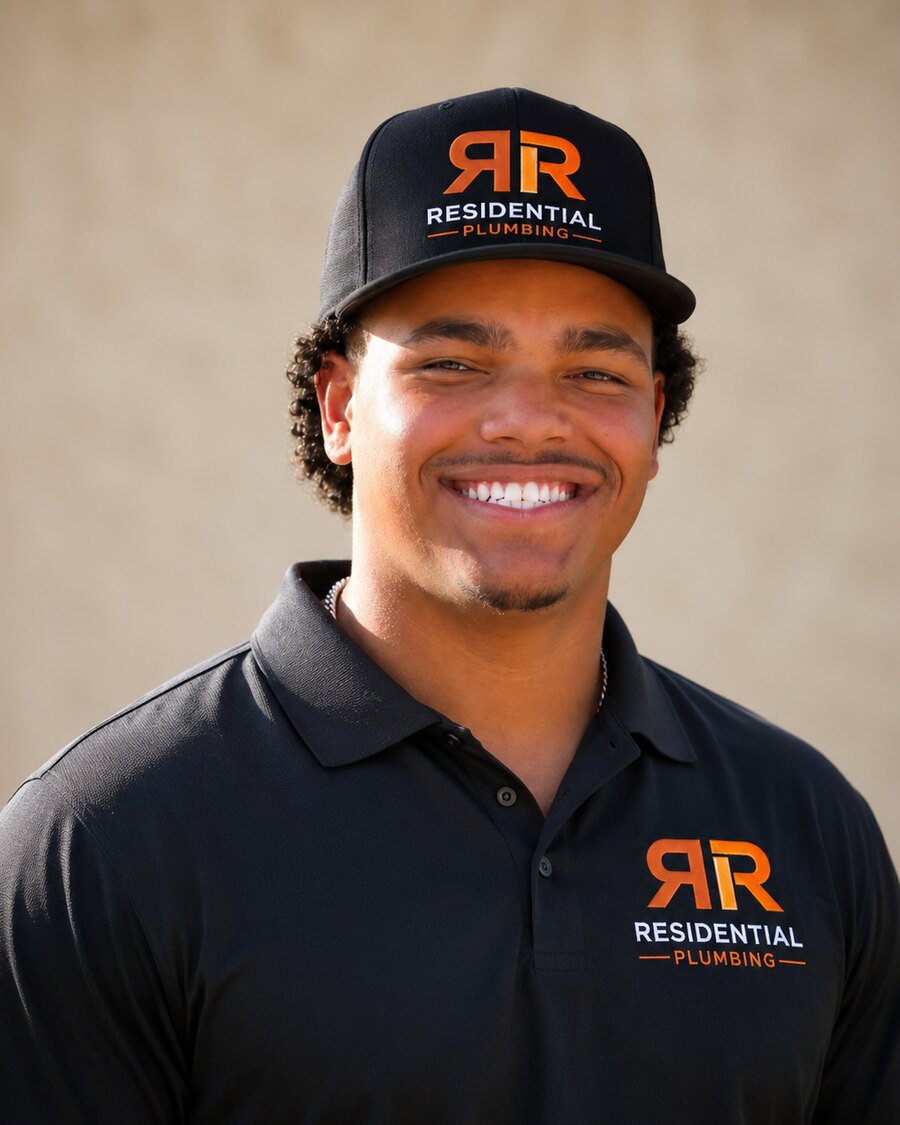 Trey Johnson, plumbing apprentice at Double R Plumbing